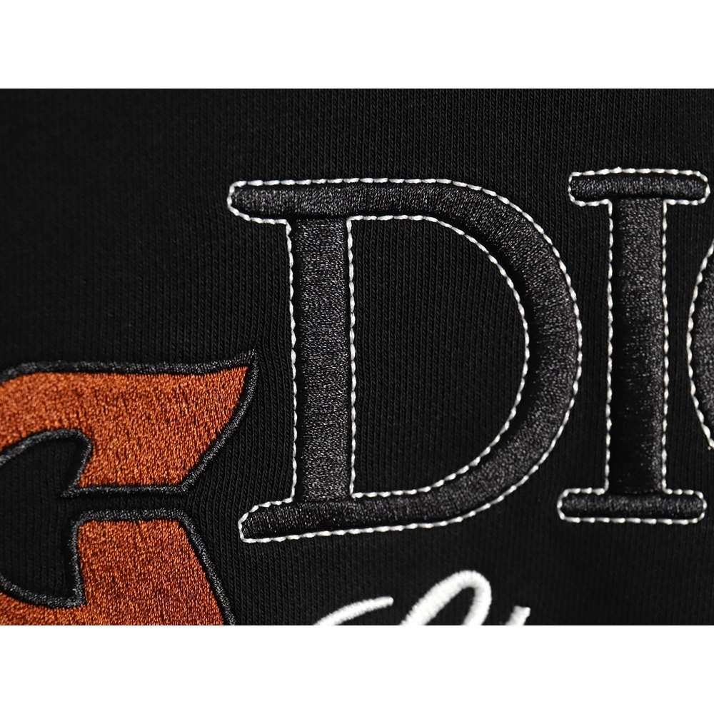 Dior safety pin embroidered crew neck sweatshirt,Cheap Replica Reps Dior