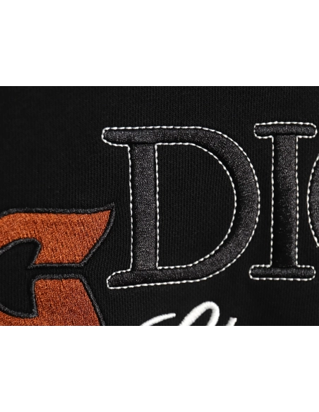 Dior safety pin embroidered crew neck sweatshirt,Cheap Replica Reps Dior