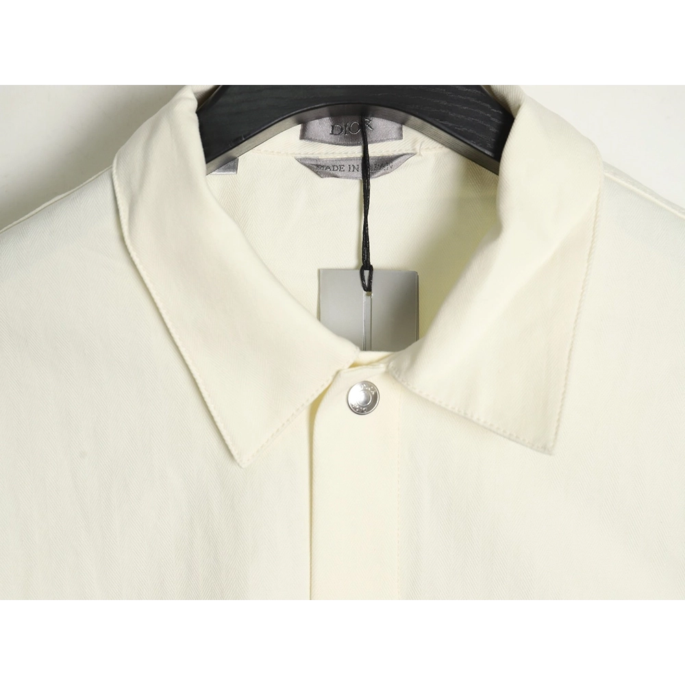 Dior beige cotton denim shirt,Cheap Replica Reps Dior