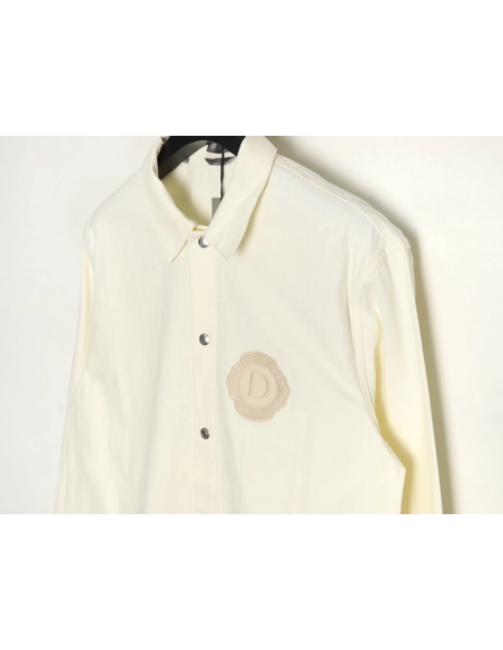 Dior beige cotton denim shirt,Cheap Replica Reps Dior