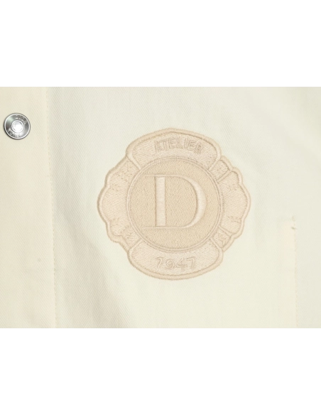 Dior beige cotton denim shirt,Cheap Replica Reps Dior