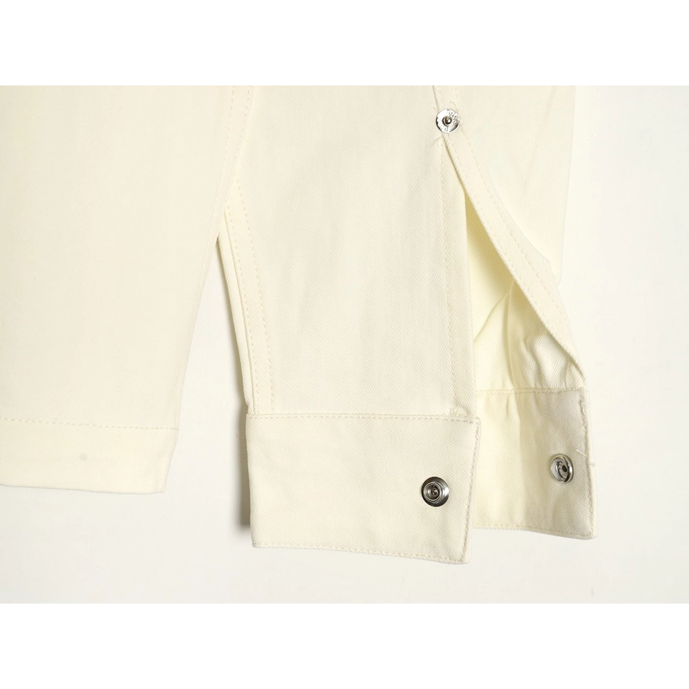 Dior beige cotton denim shirt,Cheap Replica Reps Dior