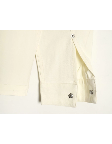 Dior beige cotton denim shirt,Cheap Replica Reps Dior