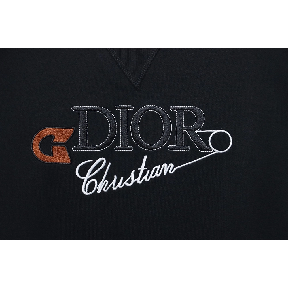 Dior safety pin embroidered crew neck sweatshirt,Cheap Replica Reps Dior