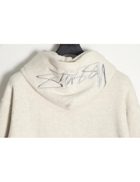 Stussy Logo Embroidered Hoodie,Cheap Replica Reps Stussy