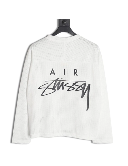 Stussy x Nike joint mesh longsleeved Tshirt,Cheap Replica Reps Stussy