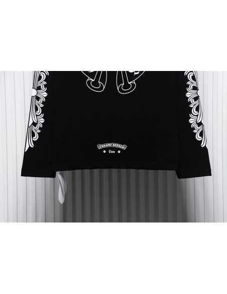 Chrome hearts cross flower arm long sleeves,Cheap Replica Reps Chrome Hearts