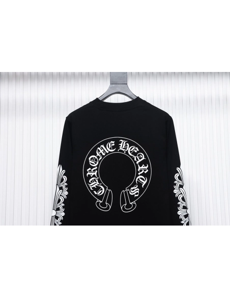 Chrome hearts cross flower arm long sleeves,Cheap Replica Reps Chrome Hearts