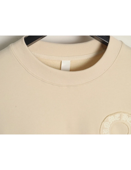 Chrome Hearts distressed burnout patch sweatshirt,Cheap Replica Reps Chrome Hearts