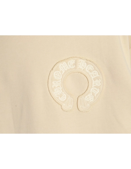 Chrome Hearts distressed burnout patch sweatshirt,Cheap Replica Reps Chrome Hearts