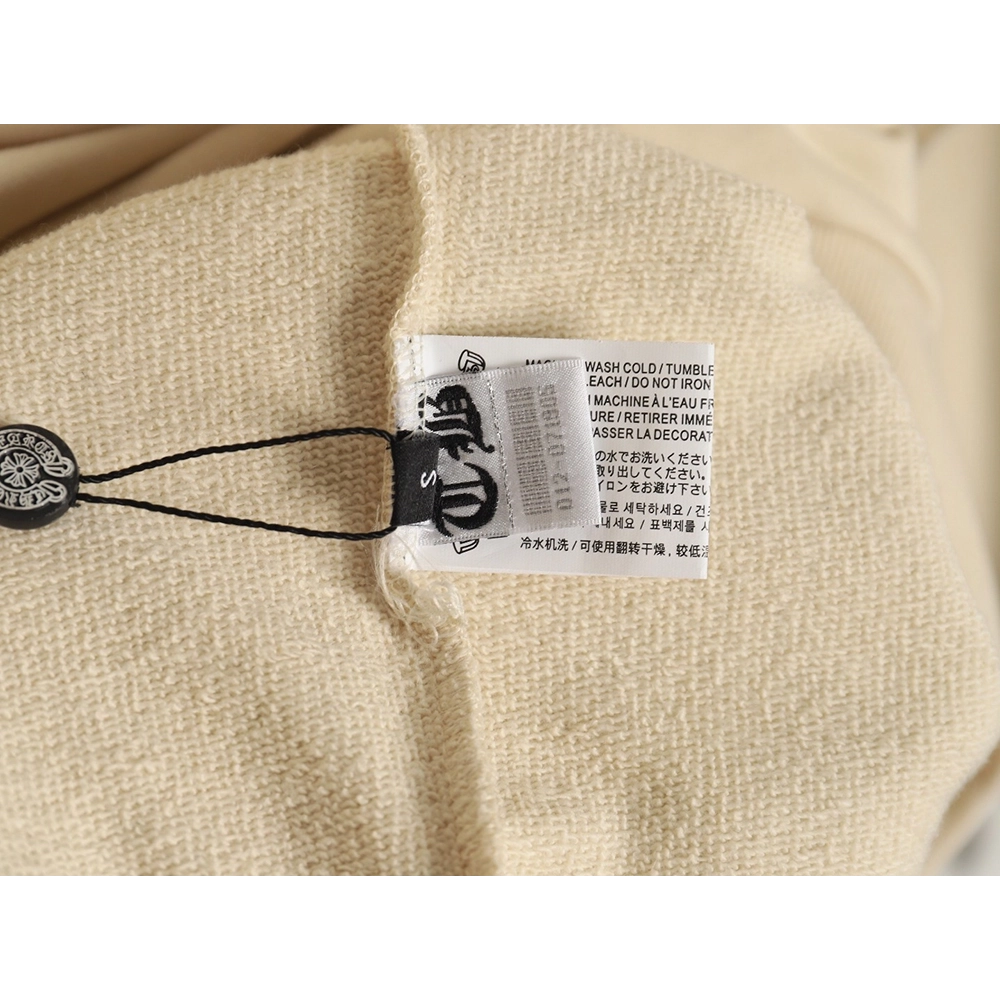 Chrome Hearts distressed burnout patch sweatshirt,Cheap Replica Reps Chrome Hearts