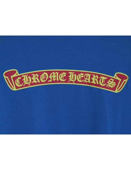 Chrome Hearts scroll banner dopamine color pocket Tshirt,Cheap Replica Reps Chrome Hearts