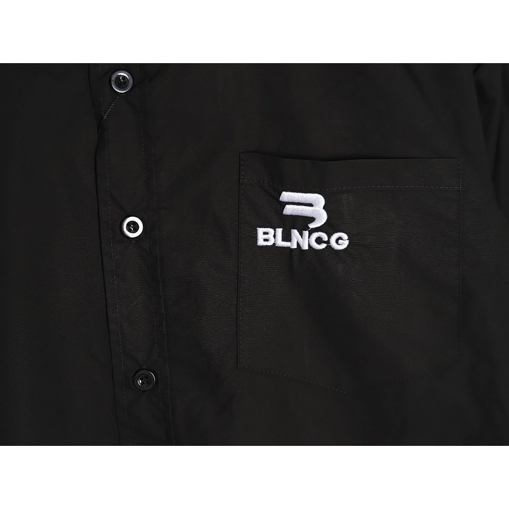 Balenciaga pocket double hook embroidered shirt,Cheap Replica Reps Balenciaga