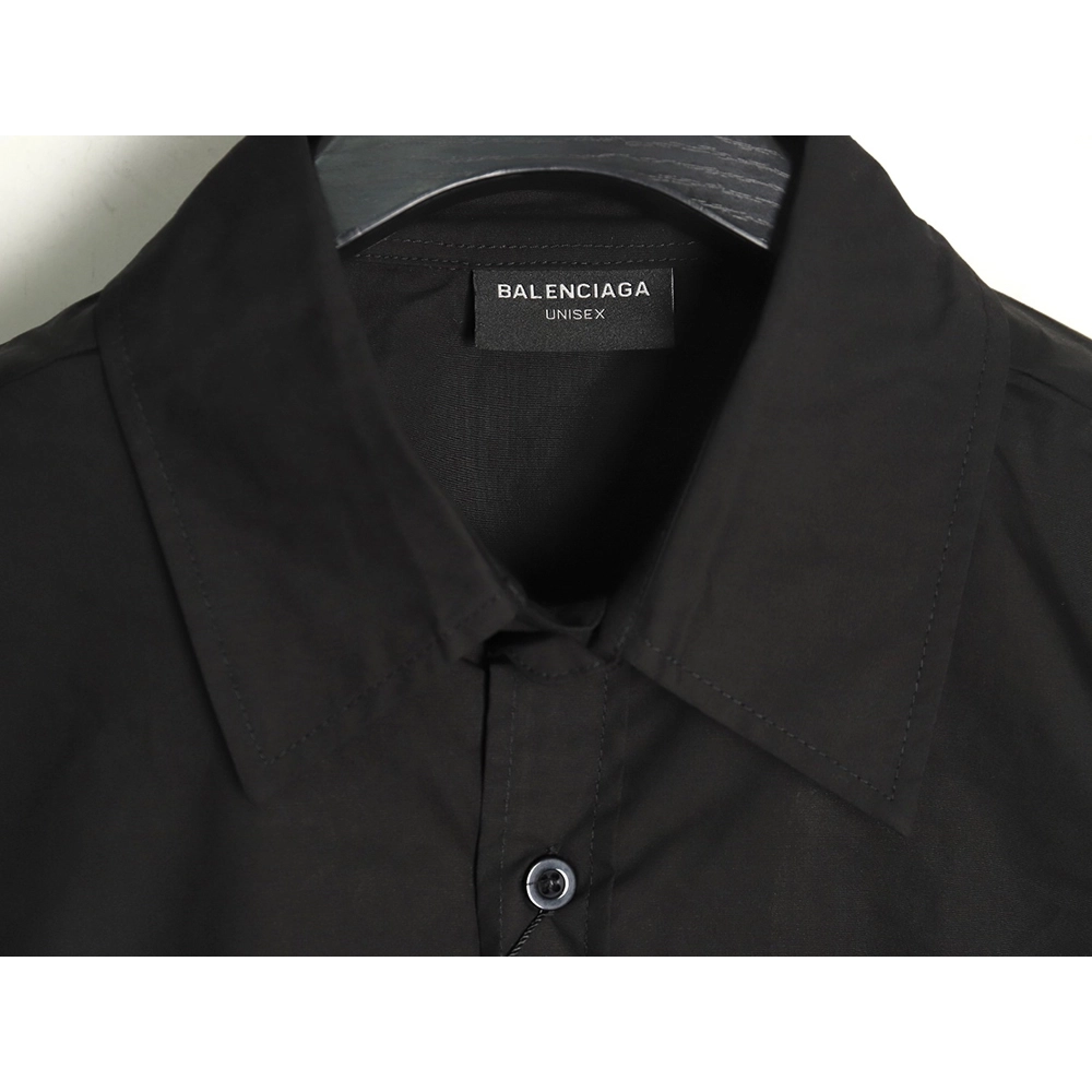 Balenciaga pocket double hook embroidered shirt,Cheap Replica Reps Balenciaga