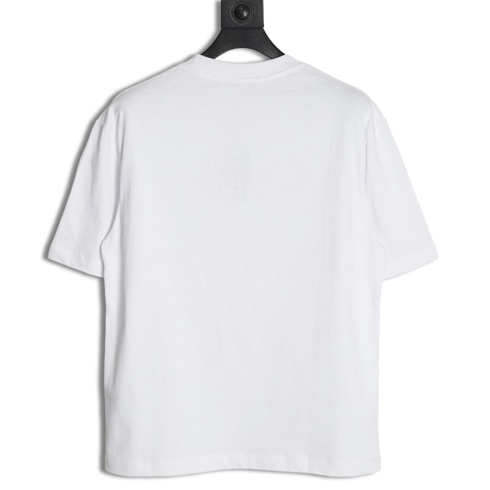 Balenciaga double B logo print short sleeves,Cheap Replica Reps Balenciaga