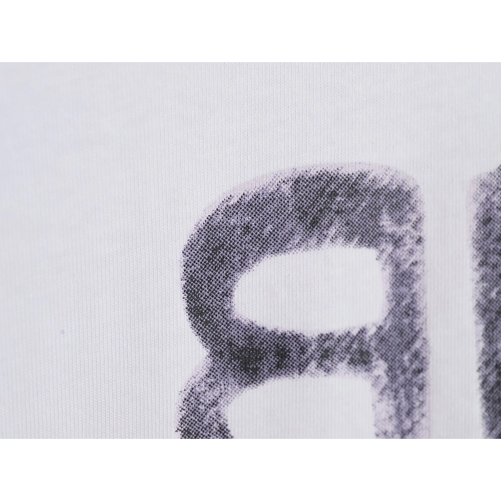 Balenciaga double B logo print short sleeves,Cheap Replica Reps Balenciaga