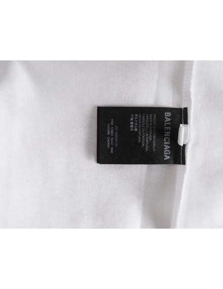 Balenciaga double B logo print short sleeves,Cheap Replica Reps Balenciaga
