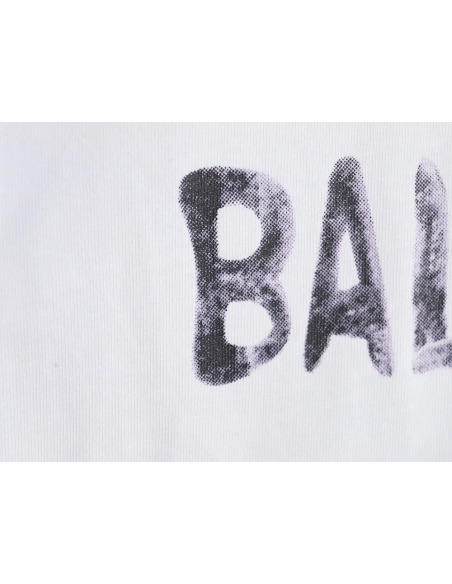 Balenciaga double B logo print short sleeves,Cheap Replica Reps Balenciaga