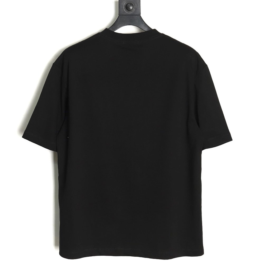 Balenciaga Ink splash lock print short sleeves TSK1,Cheap Replica Reps Balenciaga