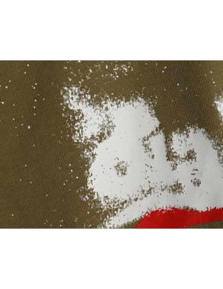 Balenciaga Blurred Coke Print Washed Ripped Long Sleeves TSK1,Cheap Replica Reps Balenciaga
