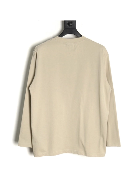 Balenciaga Blurred Coke Print Washed Ripped Long Sleeves,Cheap Replica Reps Balenciaga
