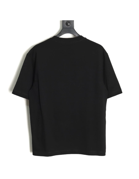 Balenciaga Square 3 Logo Print Short Sleeve TSK1,Cheap Replica Reps Balenciaga