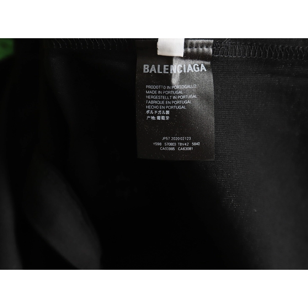 Balenciaga Square 3 Logo Print Short Sleeve TSK1,Cheap Replica Reps Balenciaga