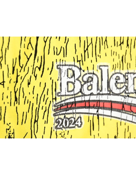 Balenciaga Square 3 Logo Print Short Sleeve TSK1,Cheap Replica Reps Balenciaga