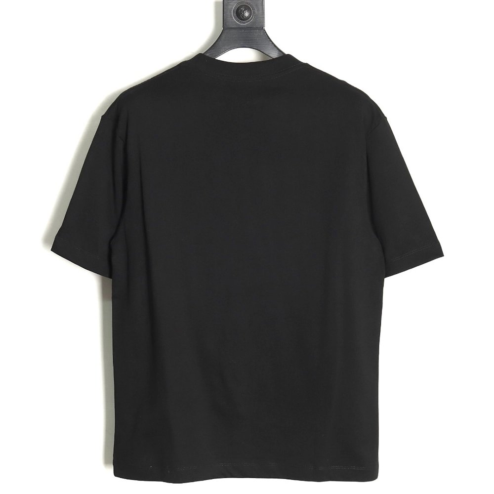 Balenciaga mottled old letter logo short sleeve TSK1,Cheap Replica Reps Balenciaga