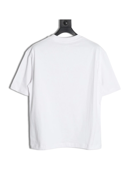 Balenciaga mottled old letter logo short sleeve,Cheap Replica Reps Balenciaga