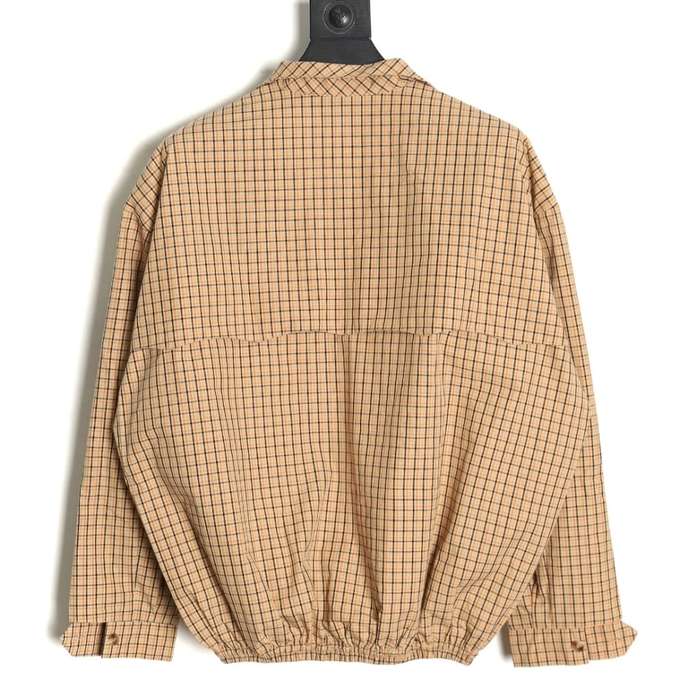 Miu Miu yellow checked jacket,Cheap Replica Reps Miu Miu