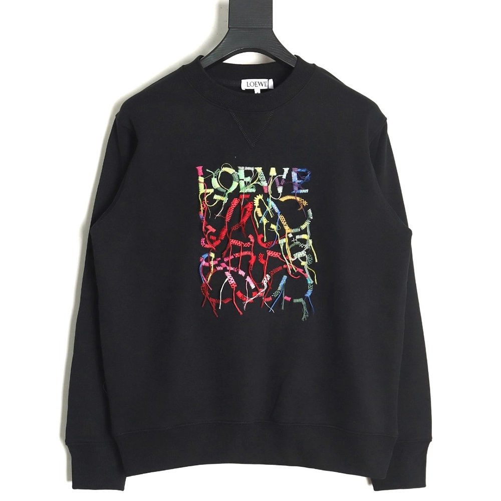 Loewe Handcranked tassel embroidered sweatshirt,Cheap Replica Reps Loewe