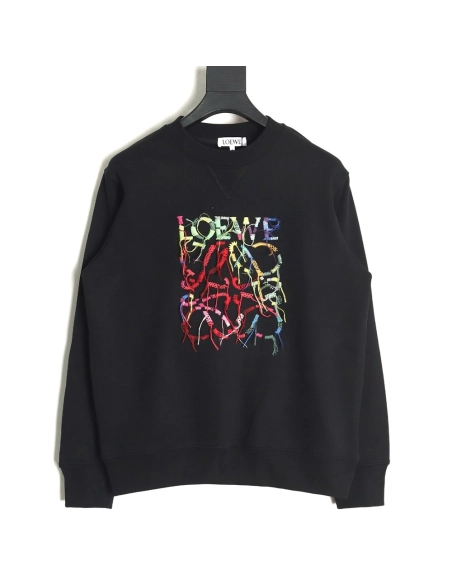 Loewe Handcranked tassel embroidered sweatshirt,Cheap Replica Reps Loewe
