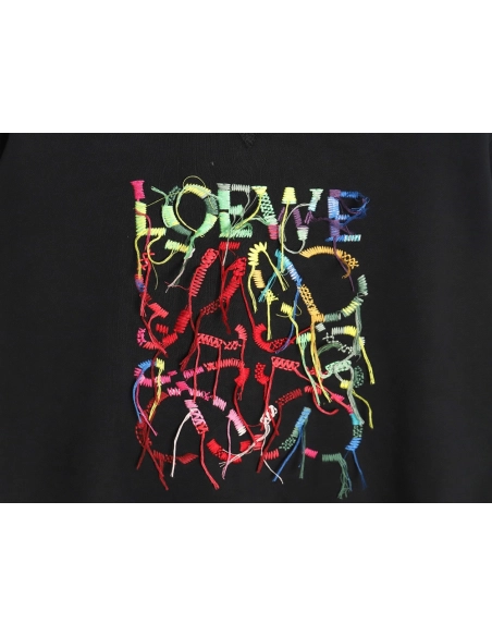 Loewe Handcranked tassel embroidered sweatshirt,Cheap Replica Reps Loewe