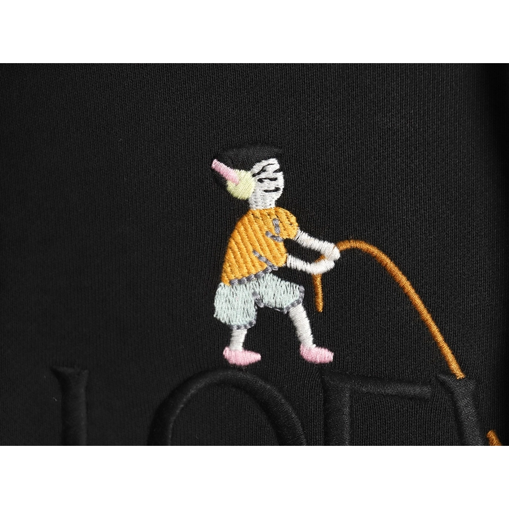 LOEWE x Suna Fujita embroidered hooded sweatshirt,Cheap Replica Reps Loewe