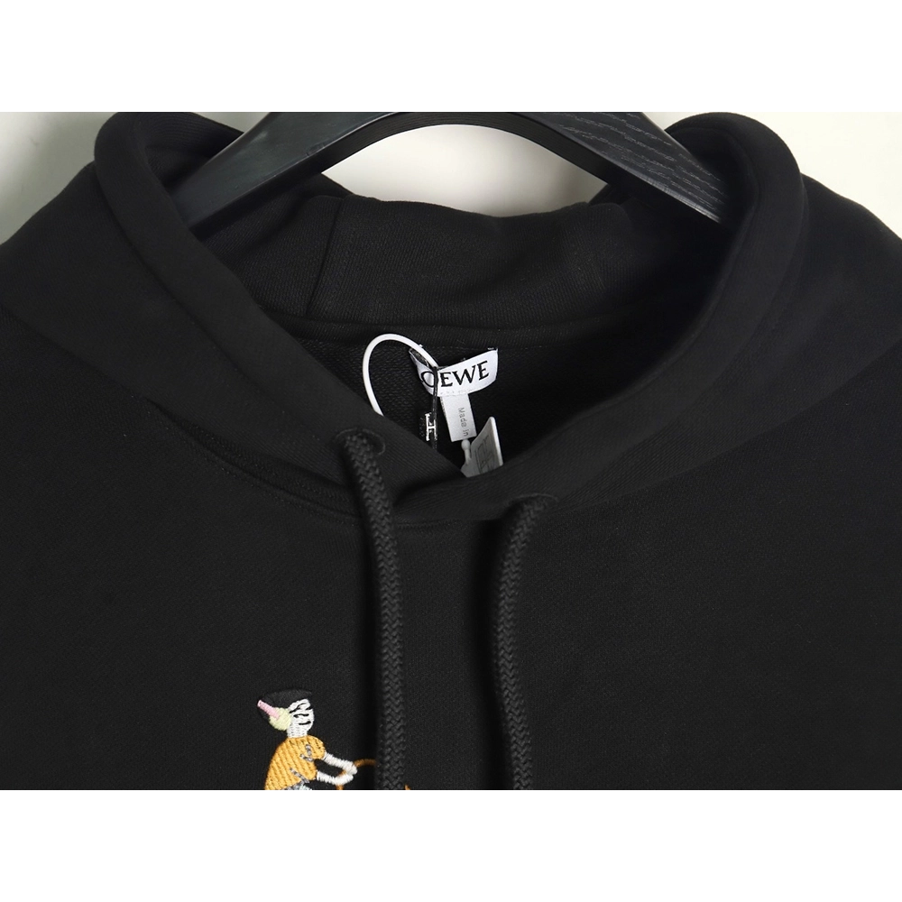 LOEWE x Suna Fujita embroidered hooded sweatshirt,Cheap Replica Reps Loewe