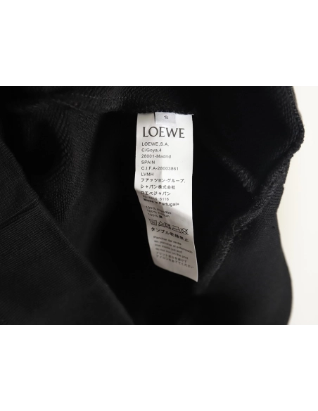 LOEWE x Suna Fujita embroidered hooded sweatshirt,Cheap Replica Reps Loewe