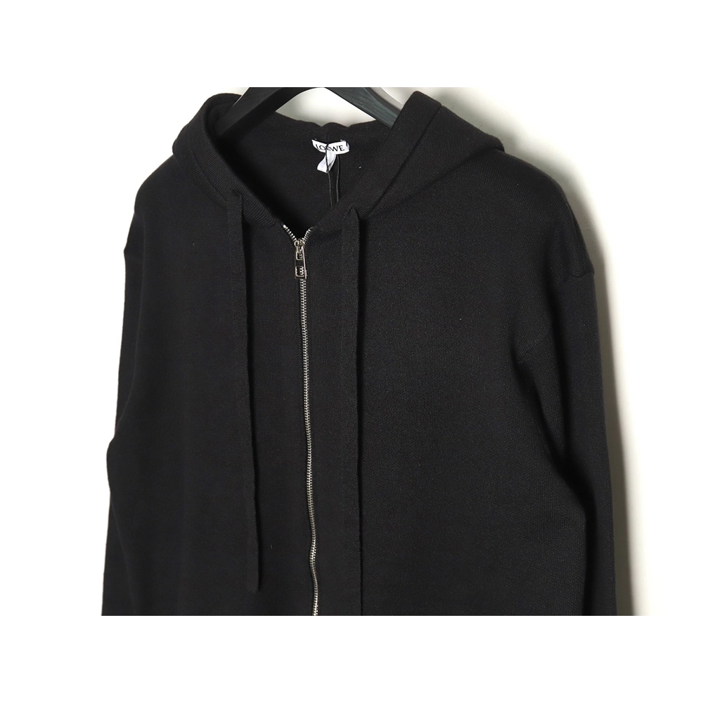 Loewe embossed back zipup hooded sweater,Cheap Replica Reps Loewe