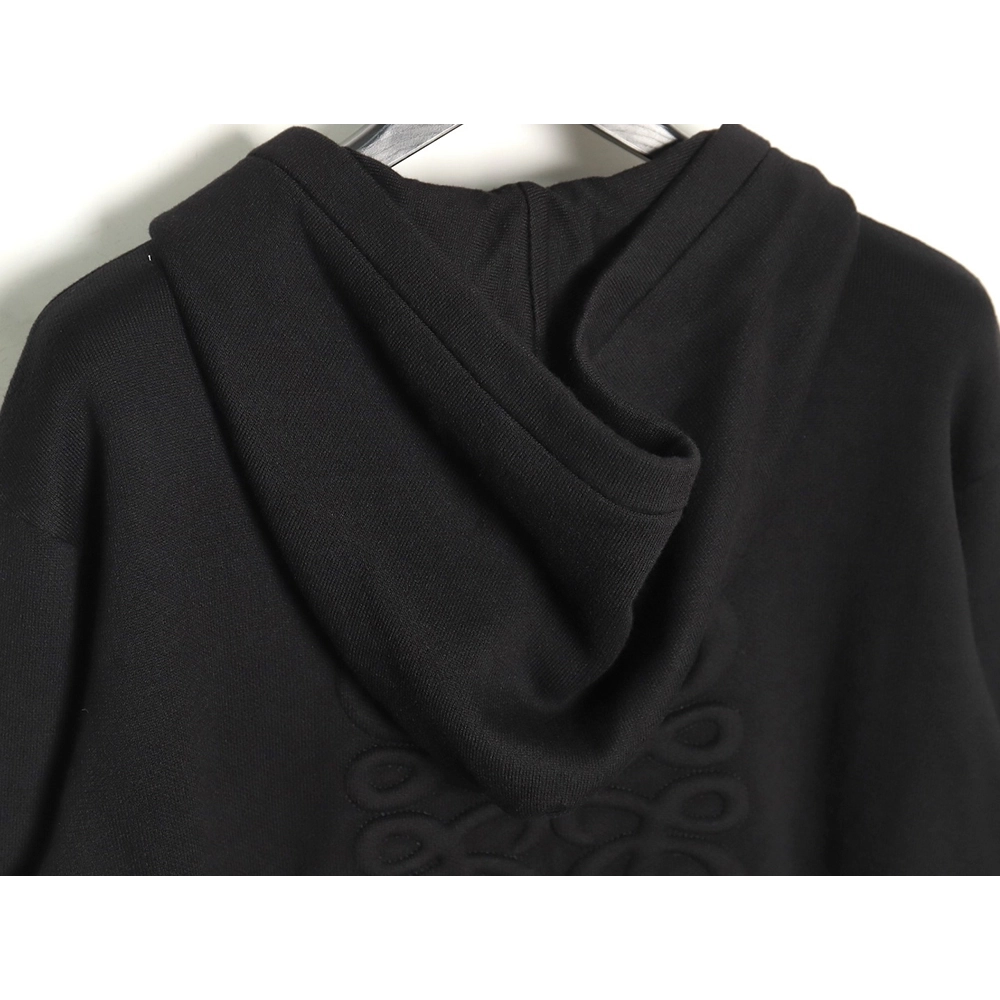 Loewe embossed back zipup hooded sweater,Cheap Replica Reps Loewe