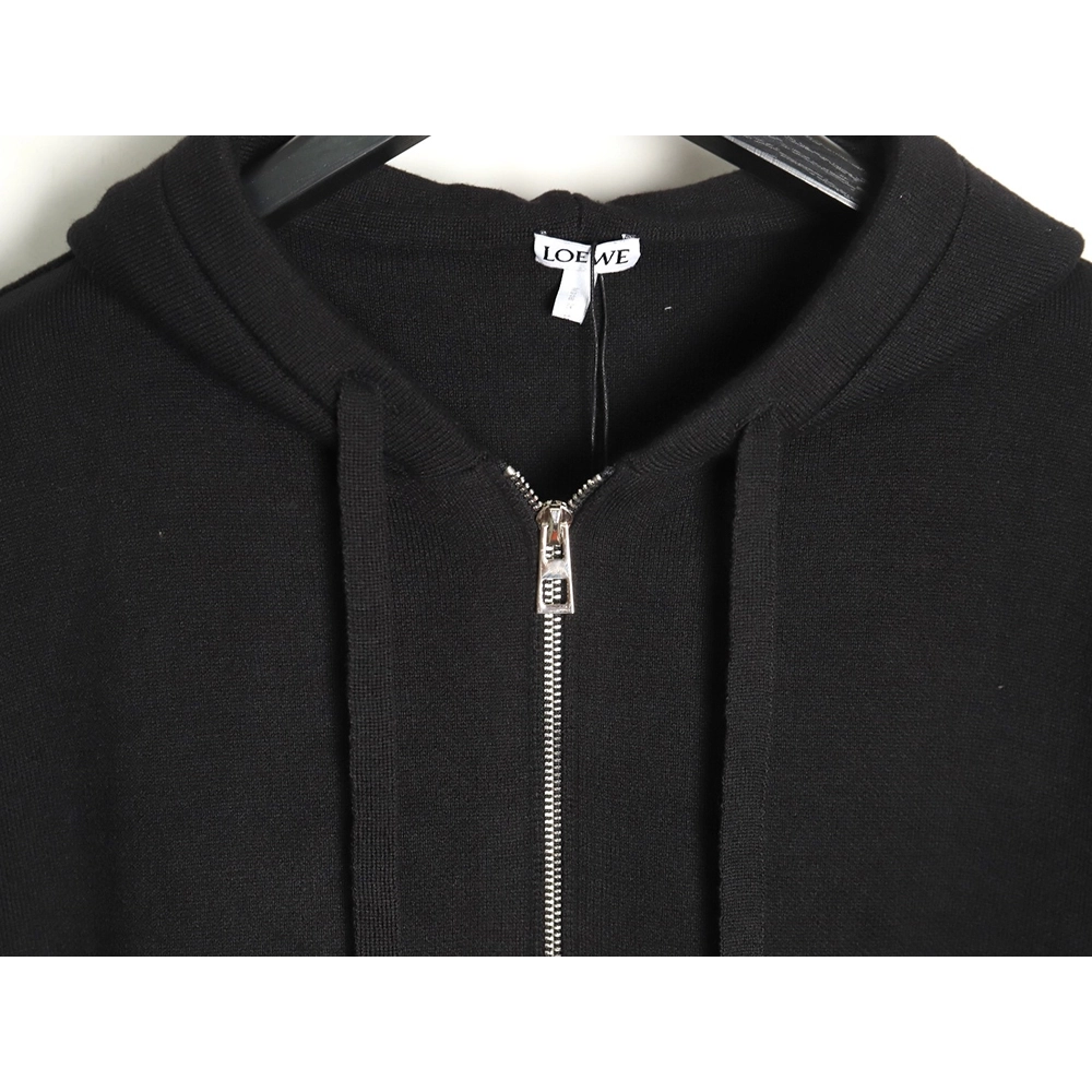 Loewe embossed back zipup hooded sweater,Cheap Replica Reps Loewe