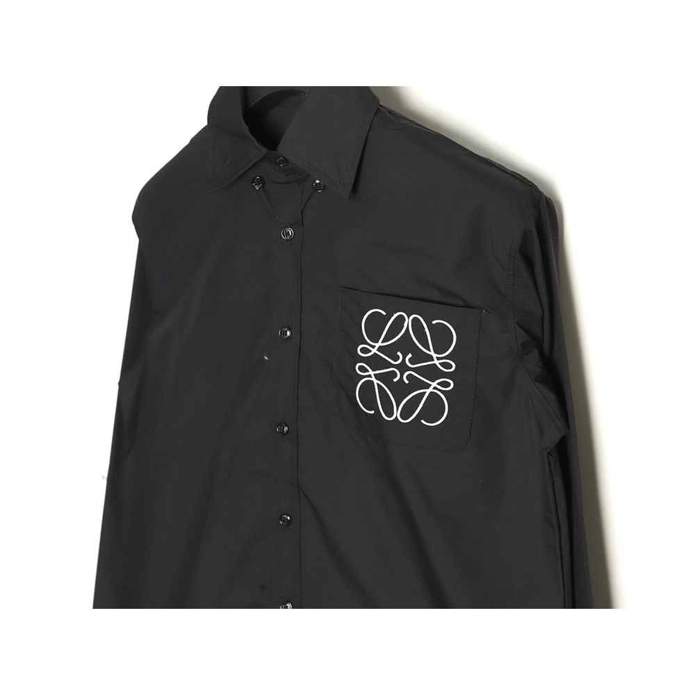 Loewe logo threedimensional offset laminated longsleeved shirt TSK1,Cheap Replica Reps Loewe