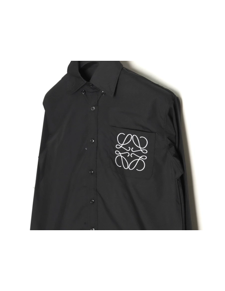 Loewe logo threedimensional offset laminated longsleeved shirt TSK1,Cheap Replica Reps Loewe