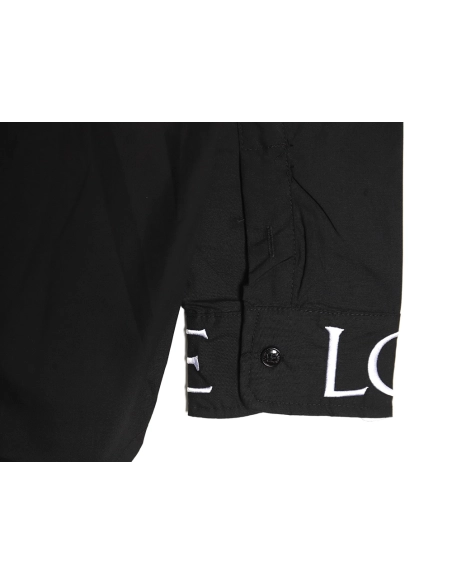 Loewe logo threedimensional offset laminated longsleeved shirt TSK1,Cheap Replica Reps Loewe