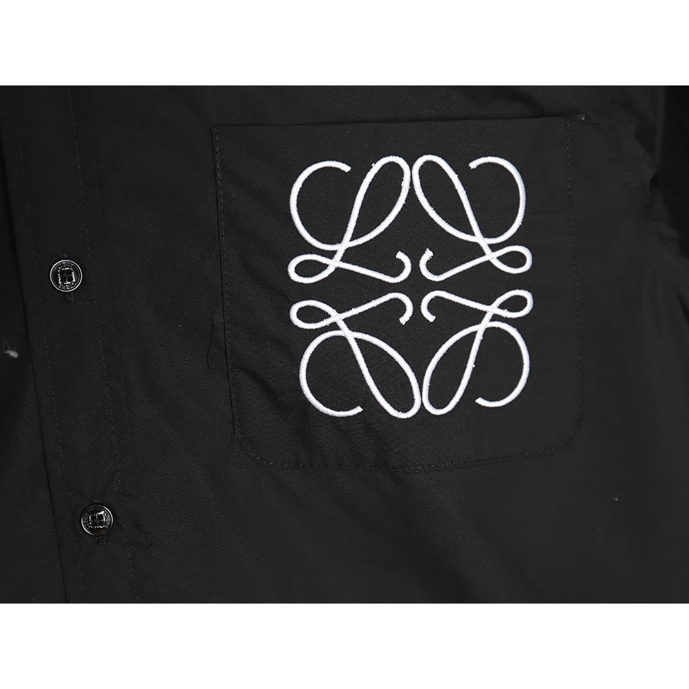 Loewe logo threedimensional offset laminated longsleeved shirt TSK1,Cheap Replica Reps Loewe