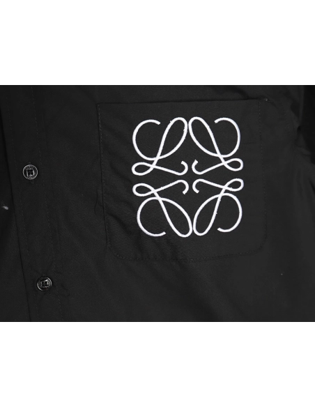 Loewe logo threedimensional offset laminated longsleeved shirt TSK1,Cheap Replica Reps Loewe