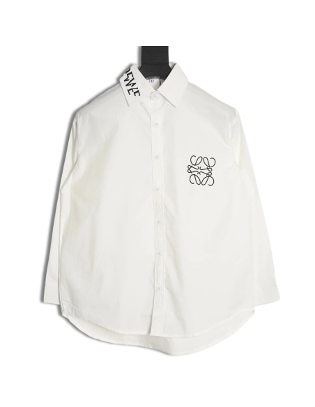 Loewe logo threedimensional offset laminated longsleeved shirt,Cheap Replica Reps Loewe