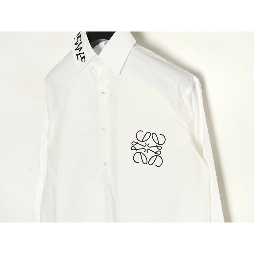 Loewe logo threedimensional offset laminated longsleeved shirt,Cheap Replica Reps Loewe