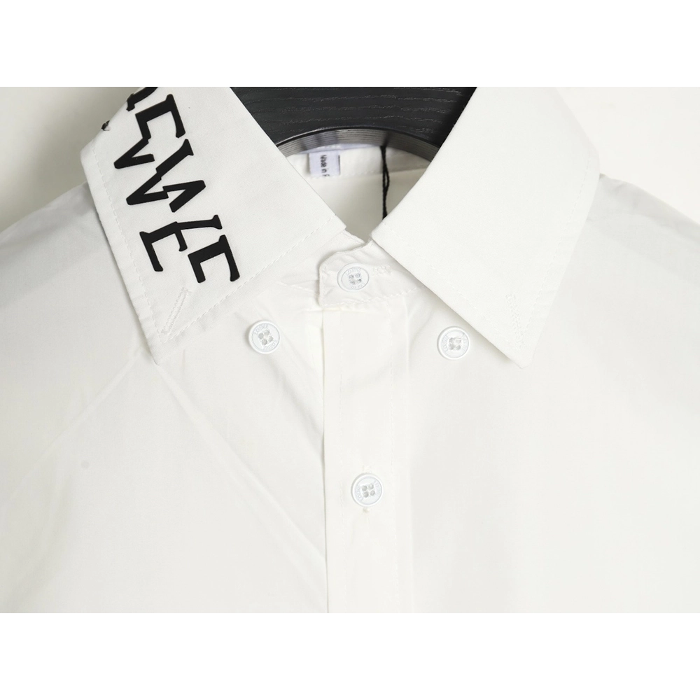 Loewe logo threedimensional offset laminated longsleeved shirt,Cheap Replica Reps Loewe