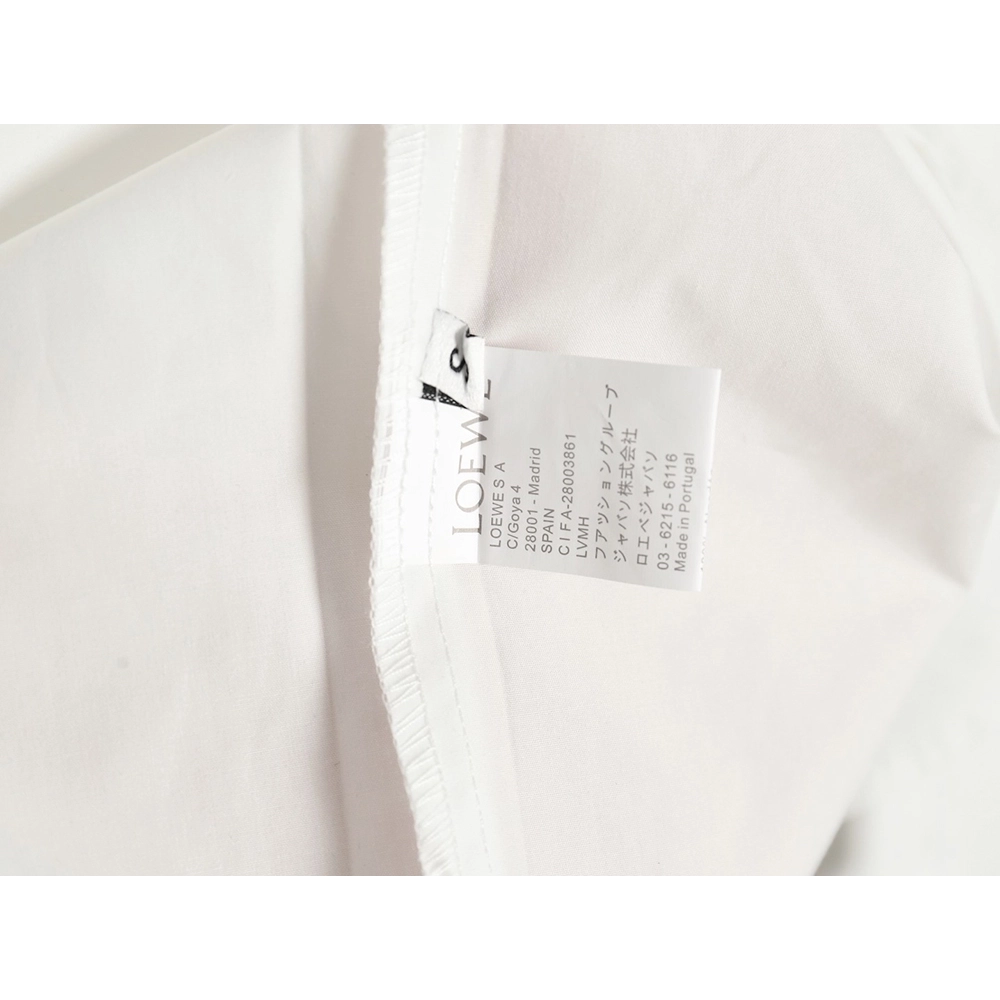 Loewe logo threedimensional offset laminated longsleeved shirt,Cheap Replica Reps Loewe