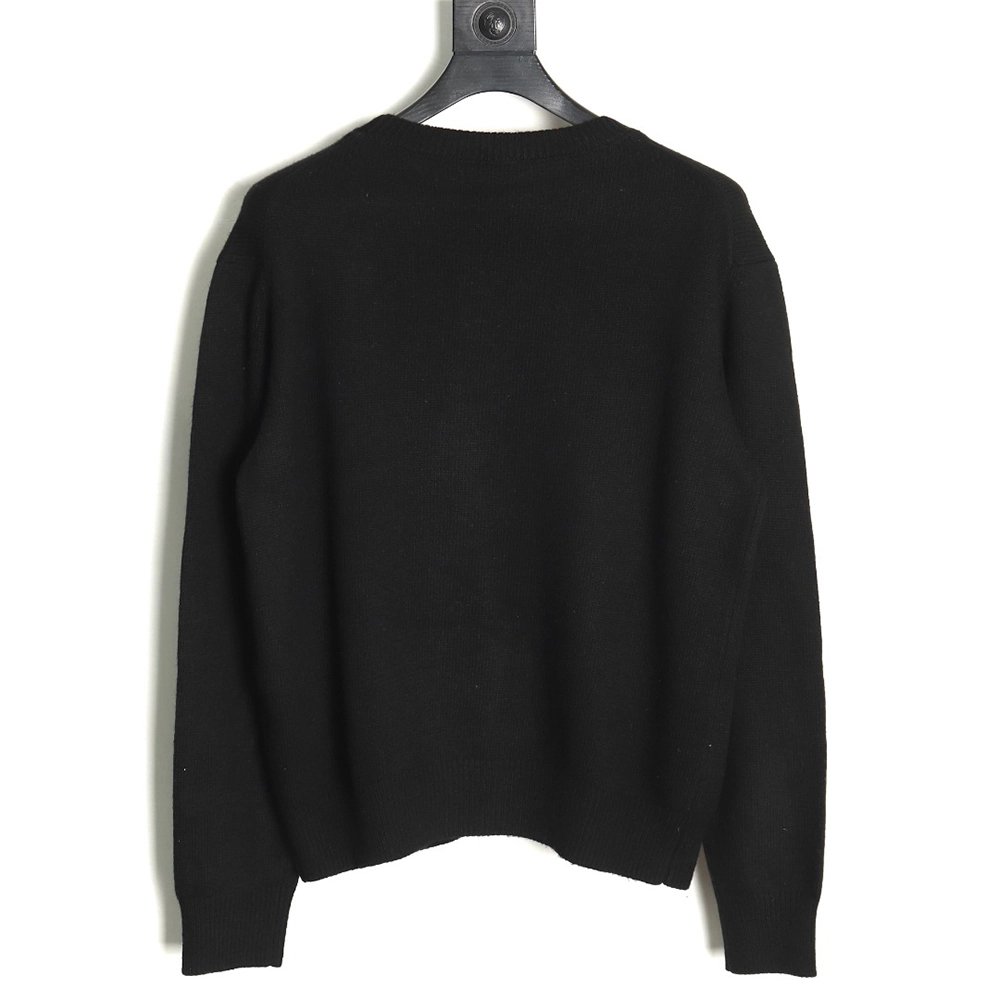Loewe embroidered logo crew neck sweater TSK1,Cheap Replica Reps Loewe